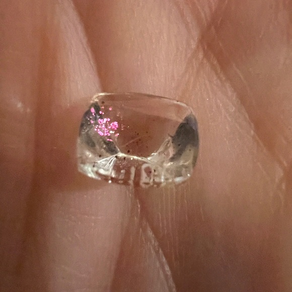 Super Rare Pink Fire Covellite in Quartz Loose Gem - Picture 6 of 15